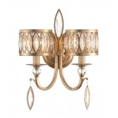 AMAJC-8887 MARQUISE CRYSTAL TWO-LIGHT WALL SCONCE